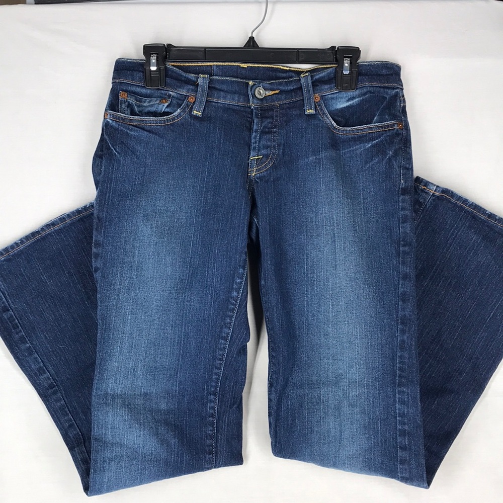 Lucky Brand button fly lil Maggie jean size 28 EUC